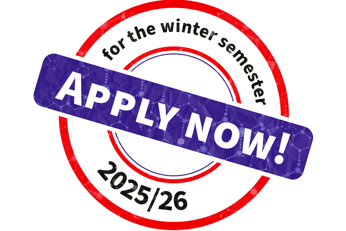 Button: ‘Apply now for the winter semester 2025/26.